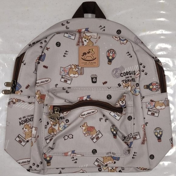 Waterproof Corgi Mini Small Travel Backpack - Picture 7 of 12